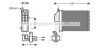 AVA QUALITY COOLING FT6259 Heat Exchanger, interior heating